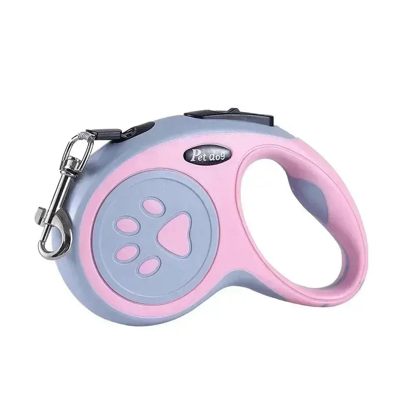 TAILSOFHOME Retractable Nylon Dog Leash with One-Click Brake
