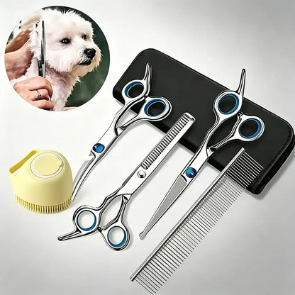TAILSOFHOME 2-Sided Pet Grooming Kit for Dogs Cats and Rabbits