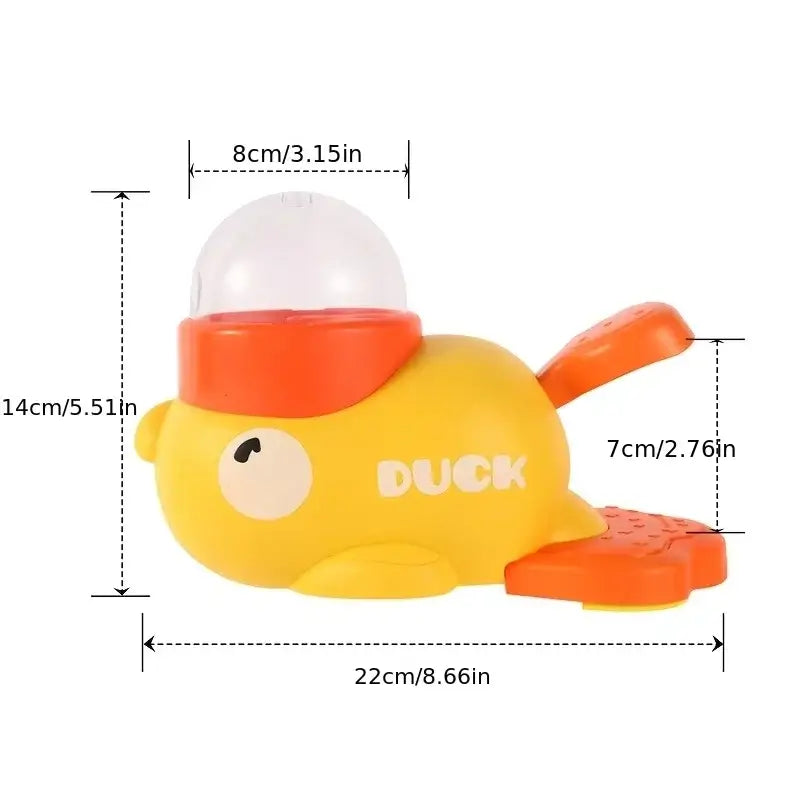 TAILSOFHOME Cartoon Duck Interactive Dog Treat Feeder