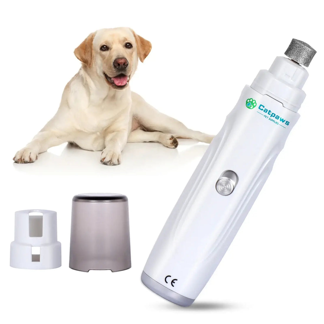 TAILSOFHOME USB Rechargeable 2-Speed Dog Nail Grinder