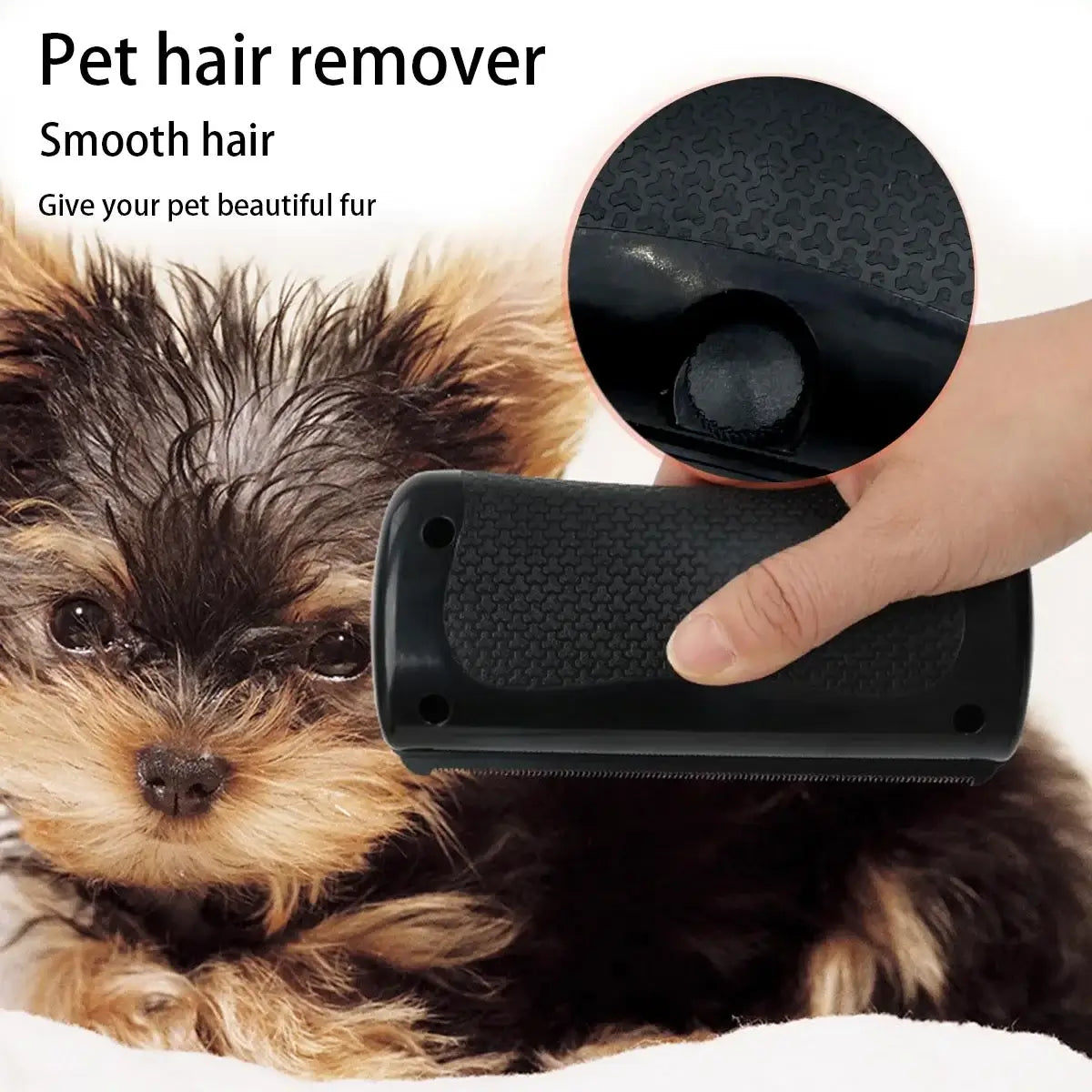 TAILSOFHOME Professional Pet Deshedding Brush for Dogs Cats