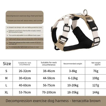 TAILSOFHOME Lightweight Breathable No-Pull Mesh Dog Harness