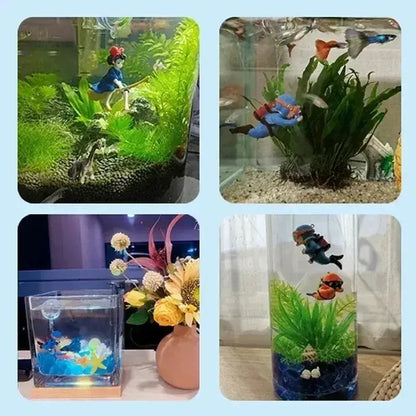 TAILSOFHOME Vintage Aquarium Shipwreck Resin Boat Decoration