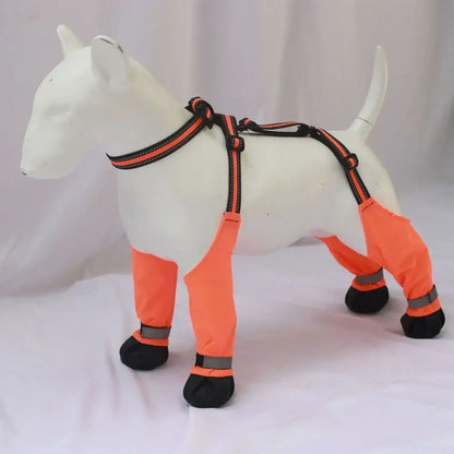 TAILSOFHOME Reflective Waterproof Anti-Slip Dog Boots