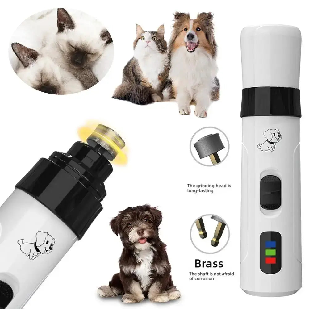 TAILSOFHOME Low Noise USB Rechargeable Dog and Cat Nail Grinder