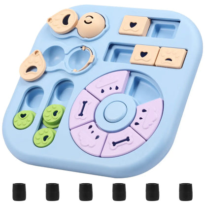 TAILSOFHOME Interactive Dog Puzzle Treat Slow Feeder