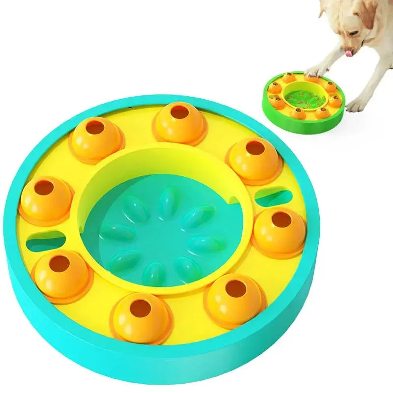 TAILSOFHOME Interactive IQ Dog Treat Maze Slow Feeder