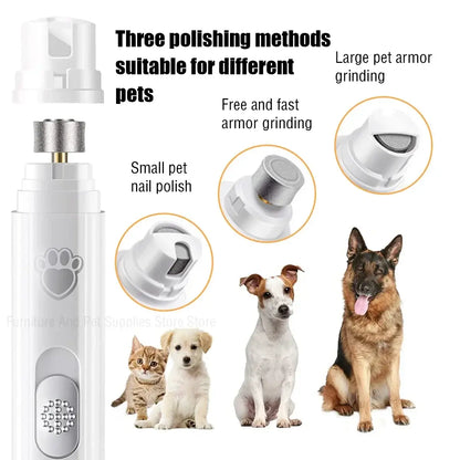 TAILSOFHOME USB Rechargeable Dog and Pet Nail Grinder