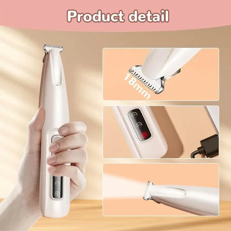 TAILSOFHOME Cordless Pet Grooming Trimmer Kit for Dogs and Cats