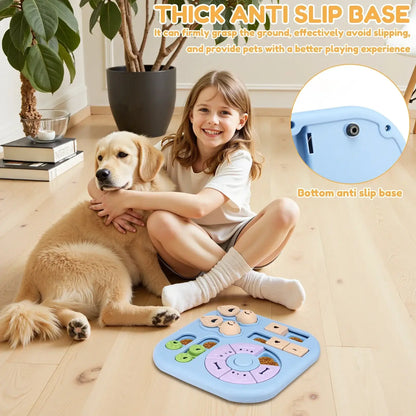 TAILSOFHOME Interactive Dog Puzzle Treat Slow Feeder