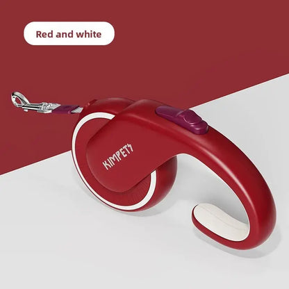 TAILSOFHOME 5m Reflective Retractable Dog Leash for Walking