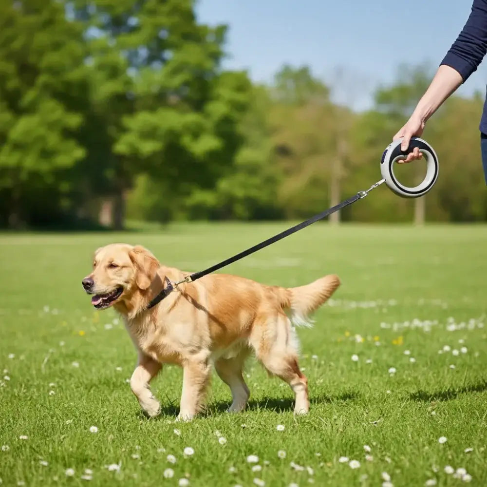 TAILSOFHOME Retractable Dog Leash with Loop Handle