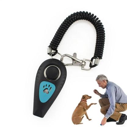 TAILSOFHOME 2-in-1 Pet Training Clicker and Dog Whistle