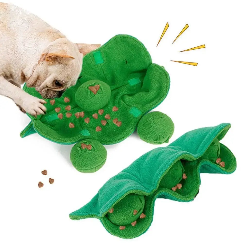 TAILSOFHOME Sniffing Squeaky Treat Dispenser Dog Puzzle Toy