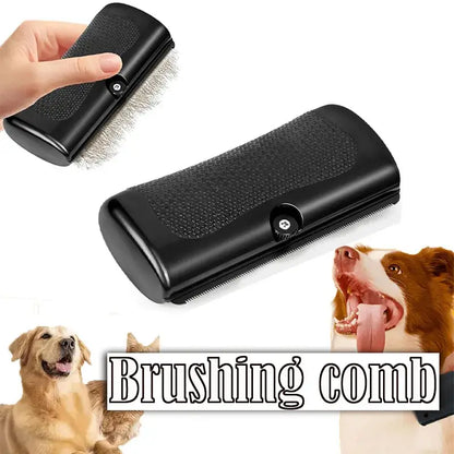 TAILSOFHOME Professional Pet Deshedding Brush for Dogs and Cats