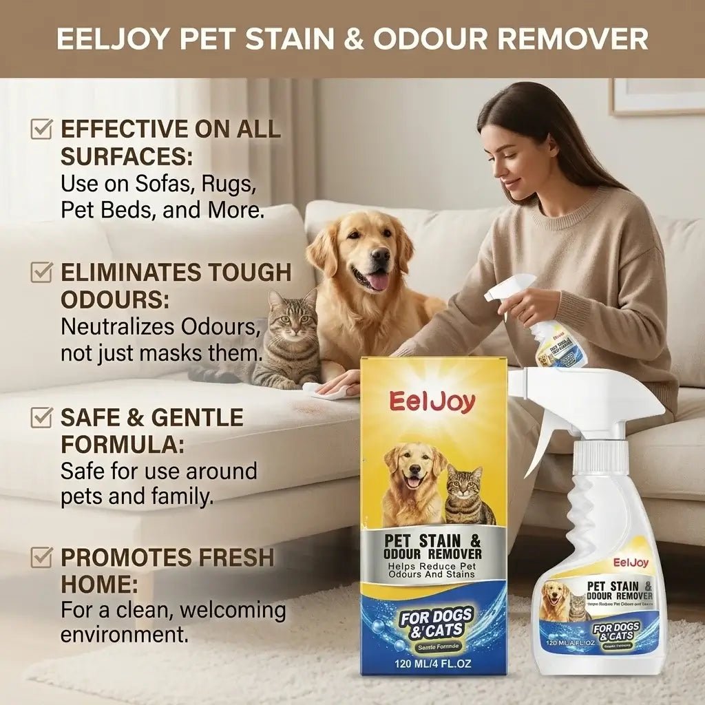 TAILSOFHOME Pet Urine Stain and Odour Remover Spray