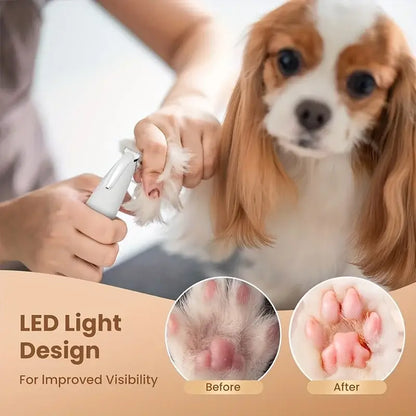 TAILSOFHOME Cordless Pet Grooming Trimmer Kit for Dogs and Cats