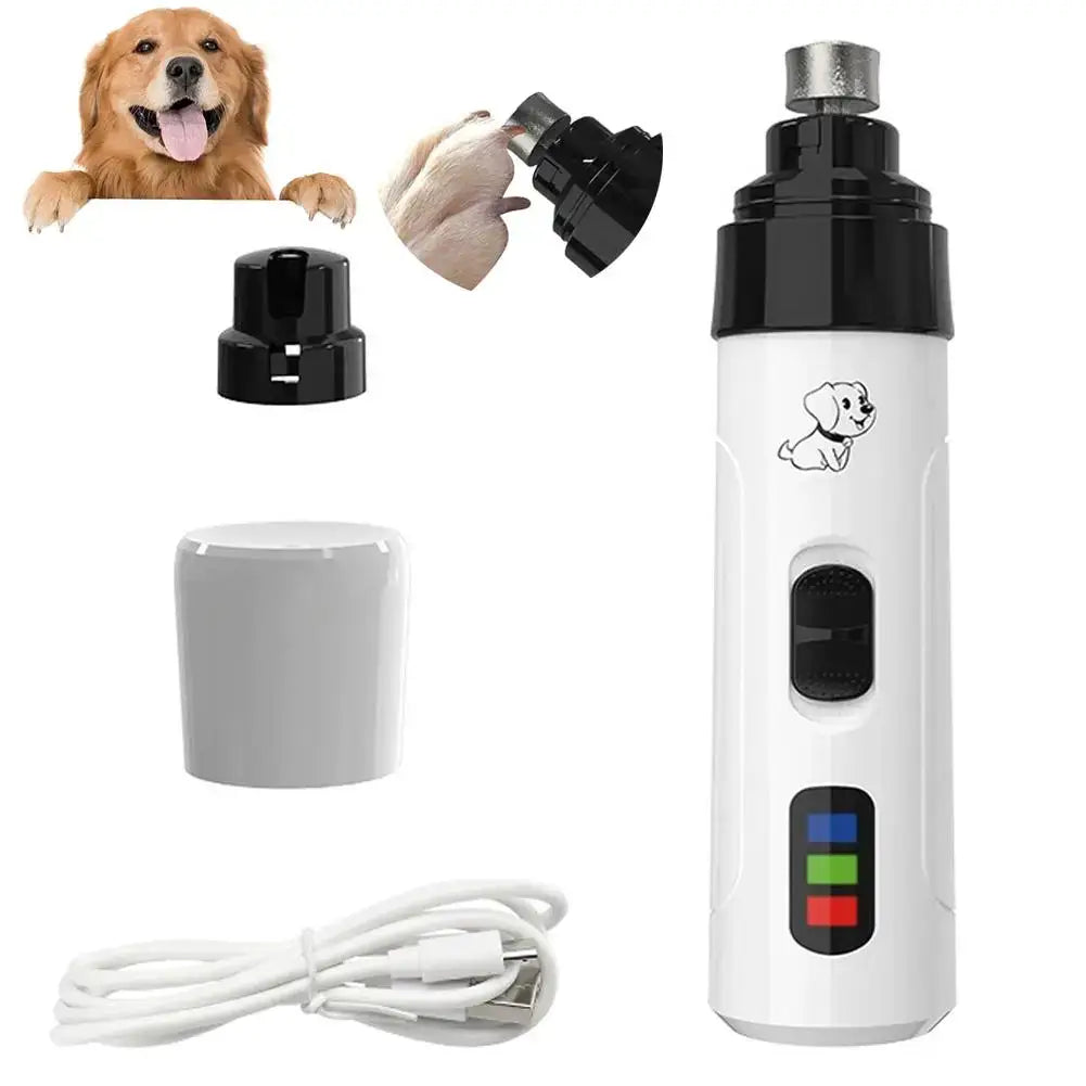 TAILSOFHOME Low Noise USB Rechargeable Dog and Cat Nail Grinder