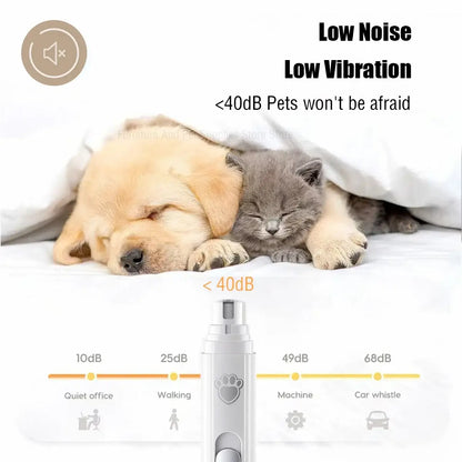 TAILSOFHOME USB Rechargeable Dog and Pet Nail Grinder