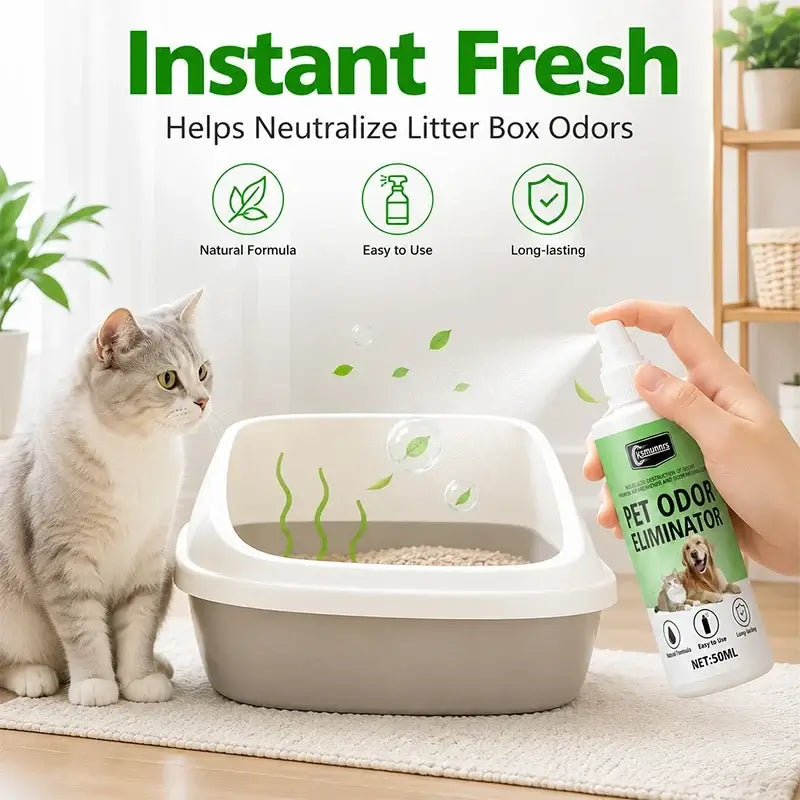 TAILSOFHOME Pet Odor Removal Deodorizer Spray for Dogs and Cats