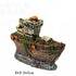 TAILSOFHOME intage Aquarium Shipwreck Resin Boat Decoration