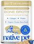 Bone Broth for Dogs and Cats TAILSOFHOME Chicken Bone Broth Powder dog and cat food topper- Chicken Bone Broth Powder Dog Food Toppers for Picky Eaters - Provides Extra Nutrition for Joint Strength, Immune Support & Heart Health - 96 Scoops