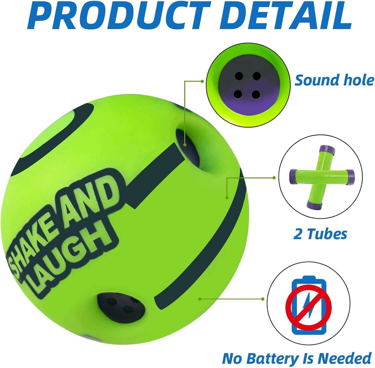 TAILSOFHOME Interactive Dog Treat Puzzle Ball | Trainer