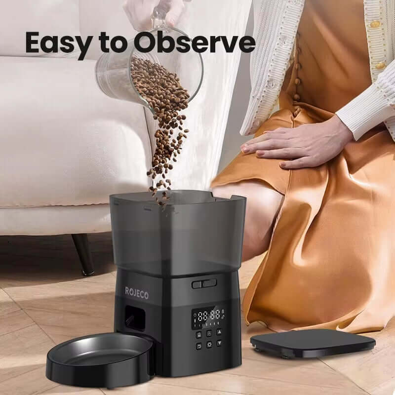 TAILSOFHOME Smart Automatic Pet Feeder for Cats and Dogs
