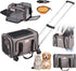 TAILSOFHOME Cat Carrier with Wheels for Travel and Transport
