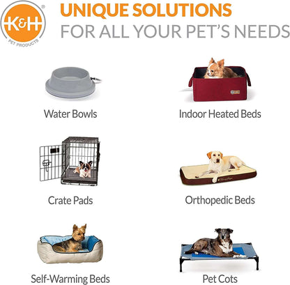 K&amp;H Outdoor Elevated Dog Bed - Cooling RaisedTAILSOFHOME transparent cat carrier backpack for small pets and puppies Dog Bed for Large &amp; Extra-Large Pets, Breathable Mesh Center Hammock Design, Indoor/Outdoor Washable Cover, Portable Metal Frame, Gray, XL 50X32In
