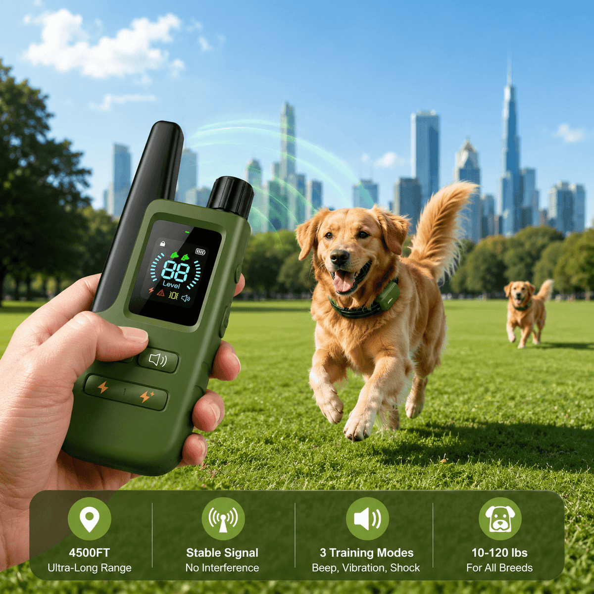 TAILSOFHOME Remote Control Dog Training Collar