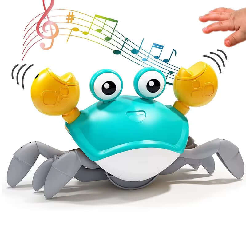 CrabbyDash Smart Escape Toy – TTAILSOFHOME Smart Wireless Pet Water Fountain 3Lhe Musical, Moving Pet Kids Can’t Catch