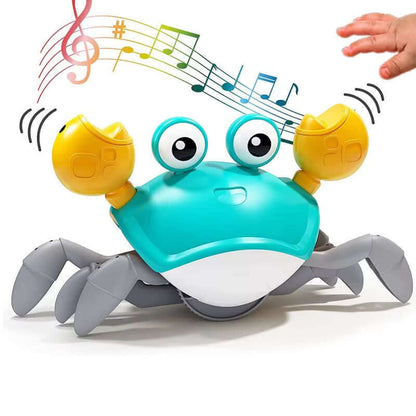 CrabbyDash Smart Escape Toy – TTAILSOFHOME Smart Wireless Pet Water Fountain 3Lhe Musical, Moving Pet Kids Can’t Catch