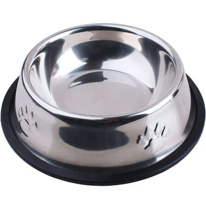Paw Stainless Steel TAILSOFHOME transparent cat carrier backpack for small pets and puppiesPet Dog Bowl Feeder Skidproof Anti-Ant Shape Cat Dog Bowls Food Accessories Pet Supplies 6 Sizes